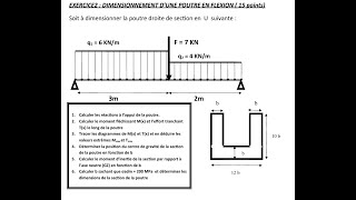 EXAMEN DE RDM Partie 1 [upl. by Liv]