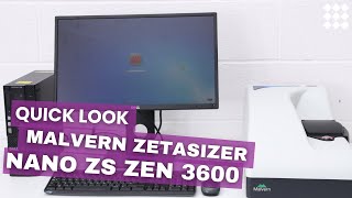 Quick Look Malvern Zetasizer Nano ZS Zen 3600 [upl. by Johan]