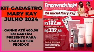 KIT CADASTRO MARY KAY JULHO 2024 apenas 13290 [upl. by Rimma]