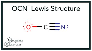 OCN Lewis Structure Cyanate ion [upl. by Car]