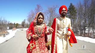 Latest Brampton Indian Wedding Love Song park shoot after wedding Vinay amp Rajvir [upl. by Ardys]