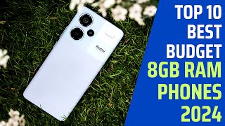 Top 10 Best 8GB RAM Budget Phones 2024 [upl. by Younglove]