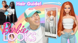 Barbie LOOKS 🖤 1011 amp12 Review Unboxing and Hair Guide  Tutorial [upl. by Sierra78]