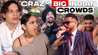 This is actually NUTS Latinos react to The Best PUNJABI Concert Crowds [upl. by Lezah]