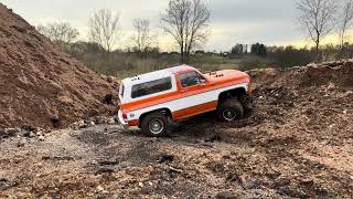 TRX4 Chevy Blazer K5  construction site [upl. by Laktasic669]