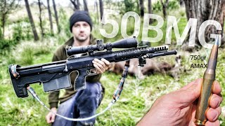 50 BMG Deer Hunting  Sambar VS Desert Tech HTI [upl. by Rikki]