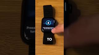 How to Use Water Lock amp Eject Water from Apple Watch [upl. by Ormsby532]