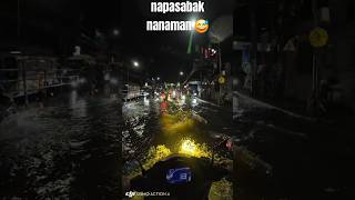 napa langoy nanaman 🤣 sniper155vva yamaha flooding shorts [upl. by Alastair]