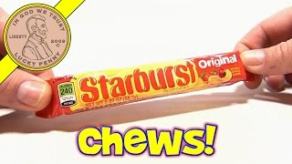 Starburst Fruit Chews Original Flavor Mars Candy  USA Candy Tasting [upl. by Ydok]