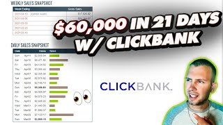 🤑 60000 in 3 Weeks With ClickBank Affiliate Marketing amp Native Ads 50 ROI [upl. by Livvyy]