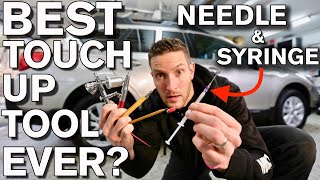 Best Car Paint Touch up Tools Tips Tricks with Needle and Syringe Subaru Outback [upl. by Mil855]