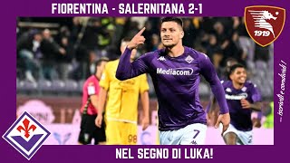 FIORENTINA  SALERNITANA 21 NEL SEGNO DI LUKA JOVIC DAZN MASTERCLASS [upl. by Rhodes]