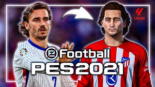 Face tutorial  stats GRIEZMANN  PES 2021 [upl. by Nae36]