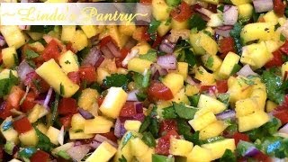 Mango Habanero Salsa With Lindas Pantry [upl. by Winser]