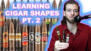 The Most Common amp Popular Cigar Shapes Part 2  Figurados [upl. by Ruben]