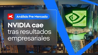 🚀 PRE MERCADO  NVIDIA cae tras resultados empresariales [upl. by Yardley]