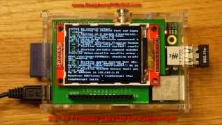 22 TFT Display 240x320 for RaspberryPi [upl. by Vaden]