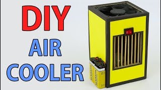 How to Make Mini Air Cooler at Home [upl. by Shum]