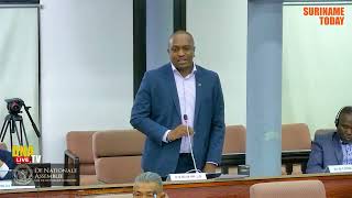 Laat de minister luisteren naar het parlement  DNA Lid Melvin Bouva  Suriname Today [upl. by Schapira]