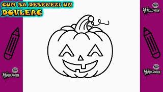 🎃 Cum Sa Desenezi UN DOVLEAC DE HALLOWEEN  Deseneaza Singur  Invata Usor sa Desenezi [upl. by Case]