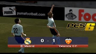 Valencia vs Real Madrid Pro Evolution Soccer 6 PS2 D1 Cup SemiFinal 50 [upl. by Littell554]