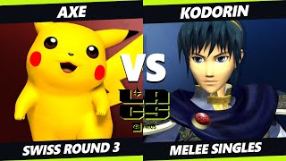 LACS 5  Axe Pikachu Vs KoDoRiN Marth Smash Melee  SSBM [upl. by Leela747]