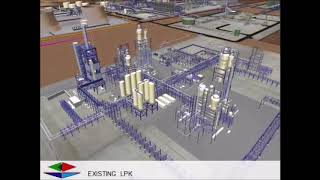 Rare Seen 3D Olefins Refinery Plant Model [upl. by Nivi419]