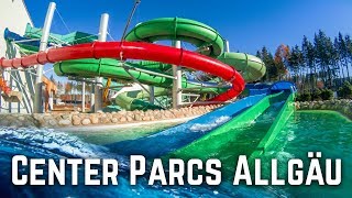 NEW WATERPARK IN GERMANY Aqua Mundo Allgäu All Slides POV [upl. by Iarahs582]