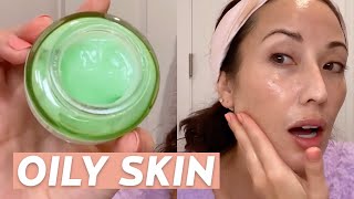 Control Oily Skin With This Skincare Routine  SKINCARE [upl. by Adym]