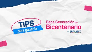 Tips para ganar Beca Generación del Bicentenario [upl. by Kask651]