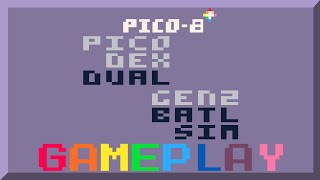 Pico8 Gameplays 2024 Rest of Episode 39  Picodex Dual A Gen2 Pokemon Battle Sim [upl. by Enimisaj]