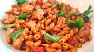 🇸🇷 Surinaamse macaroni met kip receptSurinamese macaroni with Chicken recipe [upl. by Evelina]