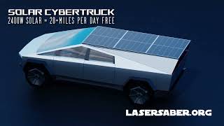 Solar Cybertruck 20 MilesDay Free [upl. by Iddet]