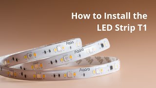 How to Install the LED Strip T1 [upl. by Barcus777]