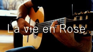 La Vie en Rose  Edith Piaf Fingerstyle Guitar Cover TAB [upl. by Drawde]