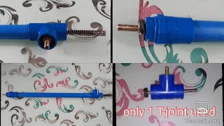 easy way to make PVC air tank amp air valve [upl. by Ecinue]