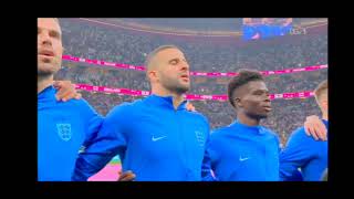 England National Anthem vs France  FIFA World Cup Qatar 2022 [upl. by Ilrahs]