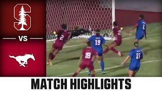 Stanford vs SMU Match Highlights  2024 ACC Womens Soccer [upl. by Jonme]