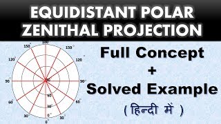 polar zenithal equidistant projection [upl. by Rafferty]