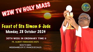 MONDAY HOLY MASS  28 OCTOBER 2024  FEAST OF STS SIMON amp JUDE by Fr Albert holymass dailymass [upl. by Britni]