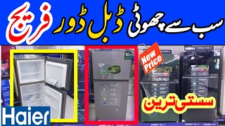 Haier small double door refrigerator Price 2024  Smallest fridge Price  Haier small size fridge [upl. by Ynnavoj]