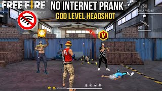 No Internet Prank Lone Wolf 🛜 With Real Gaming Sharma 😱 God Level Headshot Gameplay 💯 [upl. by Hyacintha721]