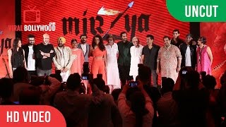 Uncut  Mirzya Music Launch  Gulzar Shankar Eshaan Loy Daler Mehndi Harshvardhan amp Anil Kapoor [upl. by Ahsekim]