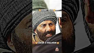 SUNNY DEOL  GADAR 2 DIALOGUE STATUS shorts sunnydeol status dialogue [upl. by Caesaria]