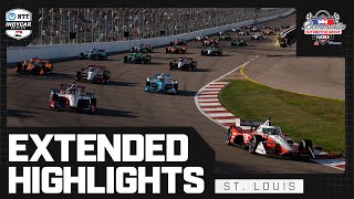 Extended Race Highlights  2024 Bommarito Automotive Group 500 from St Louis  INDYCAR SERIES [upl. by Terti461]