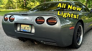 C5 Corvette Gets A COMPLETE Exterior LED Lighting Upgrade  Vette Lights [upl. by Markson928]