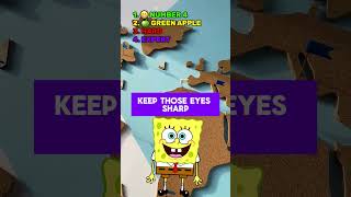 Brain teaser Spot the Odd One Out 👀🔍 Part 2 spongebob brainteaser quiz [upl. by Catharine]