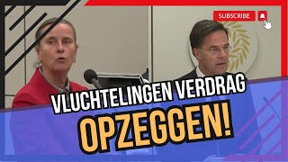 Marjolein Faber vs Rutte we kunnen het vluchtelingen verdrag gewoon opzeggen toch [upl. by Orin]