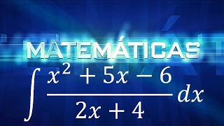 INTEGRAL RACIONAL Grado Numerador mayor o igual que el denominador [upl. by Nerat]