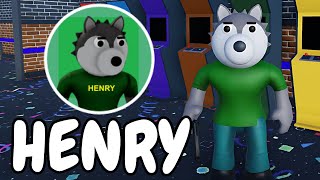 How To Get quotSHOOTquot BADGE  HENRY MORPH In Piggy Skins Reanimated [upl. by Yxel510]